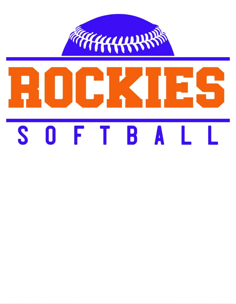 Rockie Softball Blue & Orange