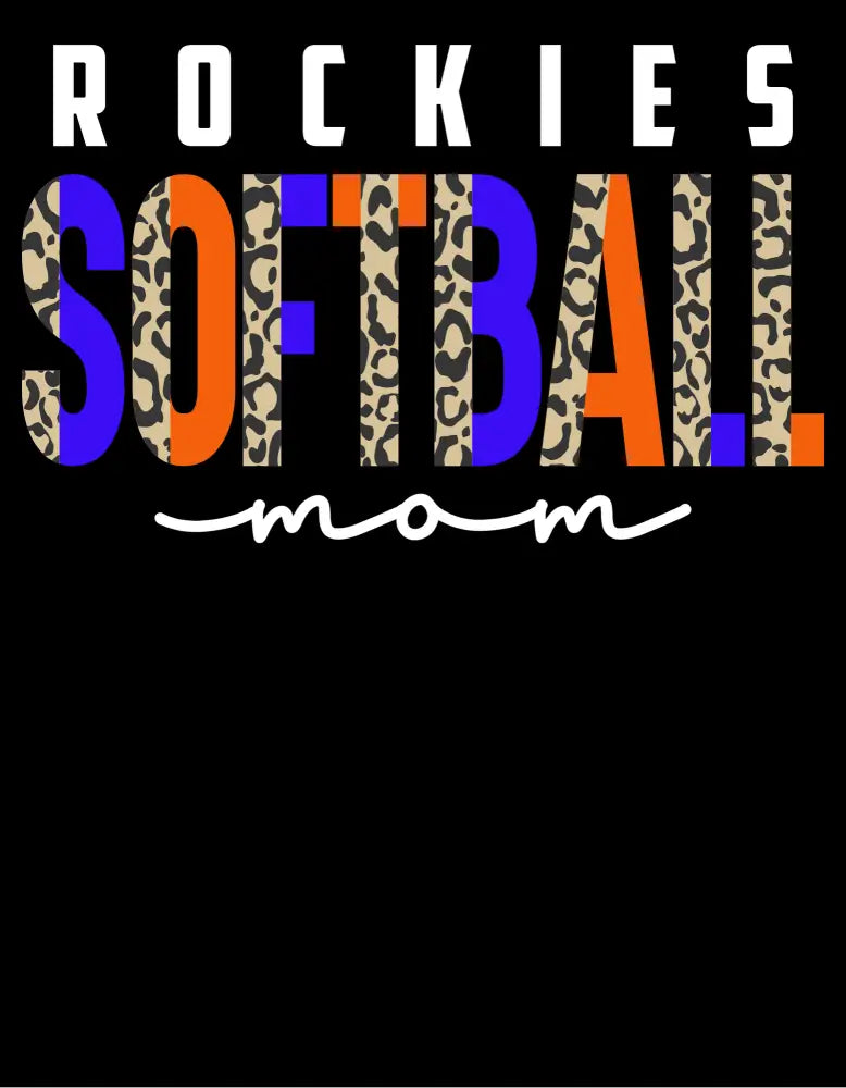 Rockies Softball Mom Leopard