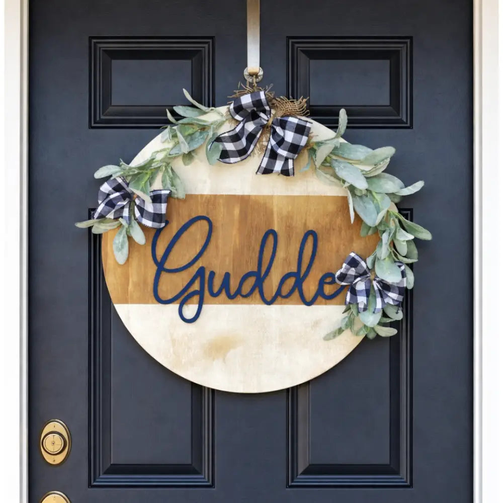 18’’ Wood Door Hanger-White/Neutral