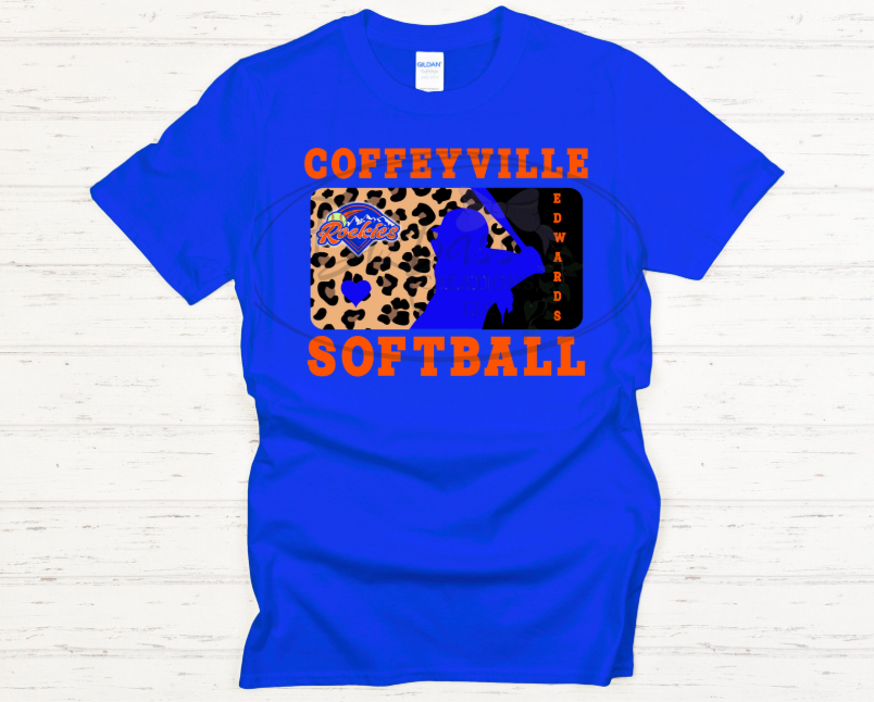 Rockies Softball Silhouette T-shirt