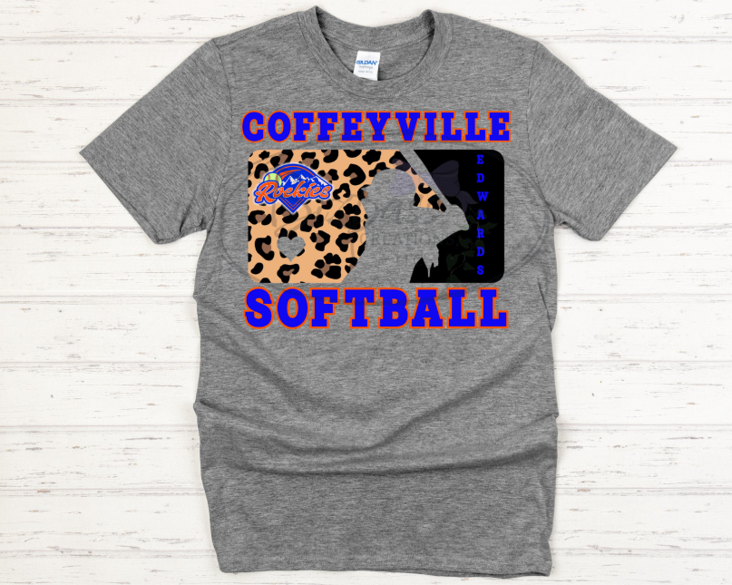 Rockies Softball Silhouette T-shirt