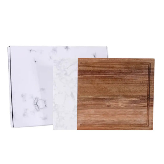 Marble & Wood Cutting Board