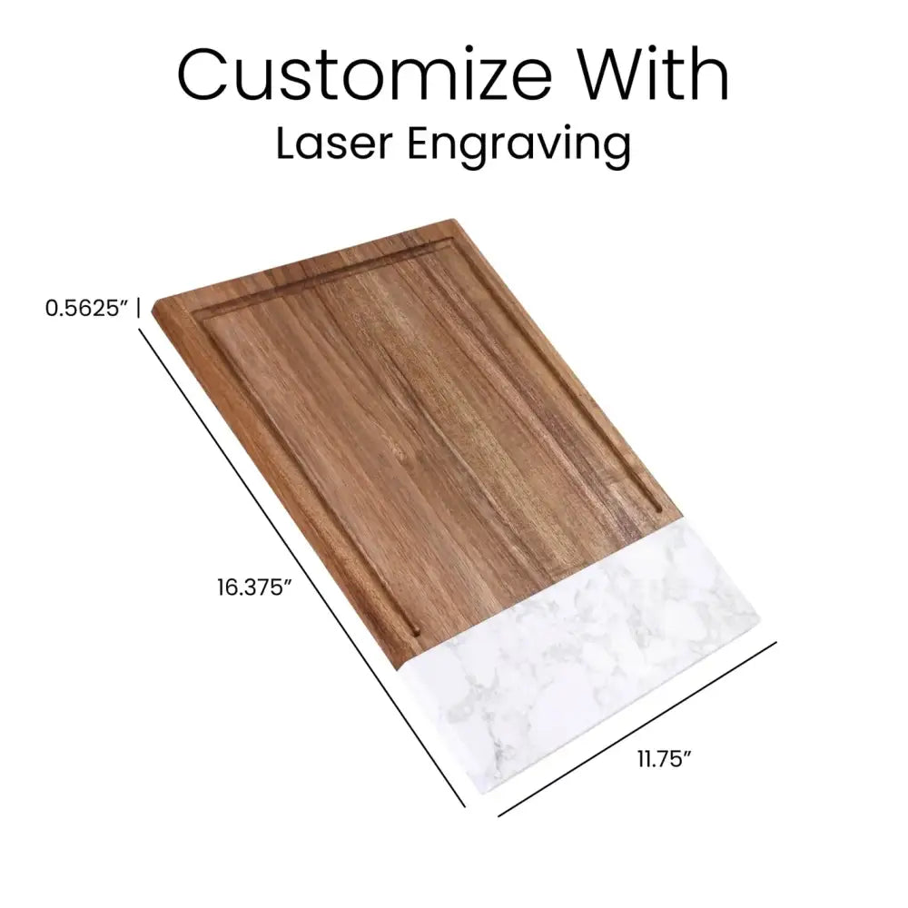 Marble & Wood Cutting Board