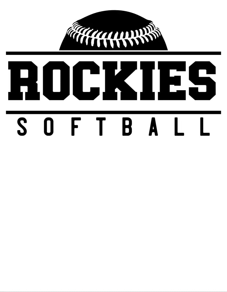 Rockie Softball Black