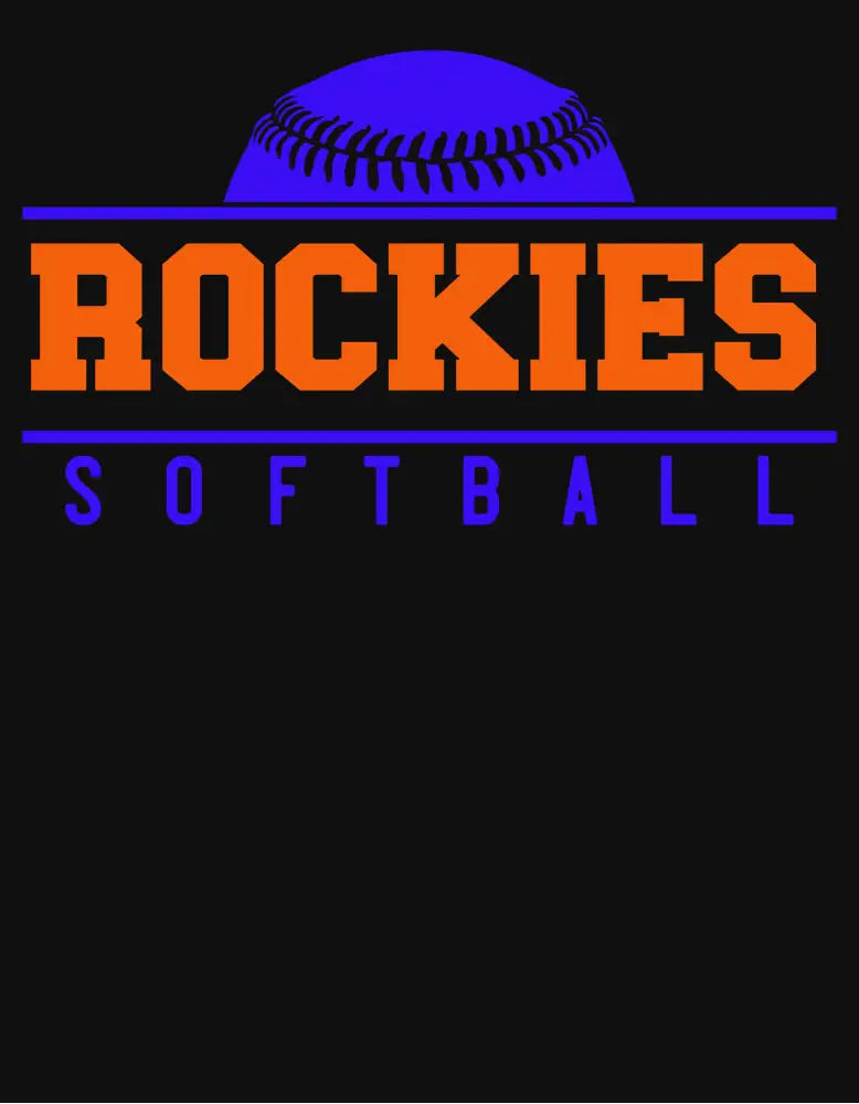 Rockie Softball Blue & Orange