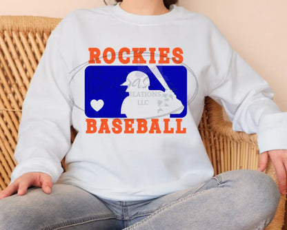 Rockies Leopard Baseball Crewneck