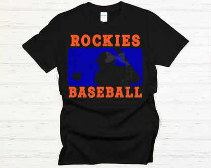 Rockies Leopard Baseball Tshirt