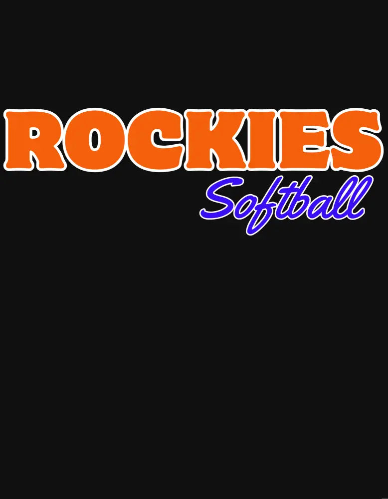 Rockies Softball Bold