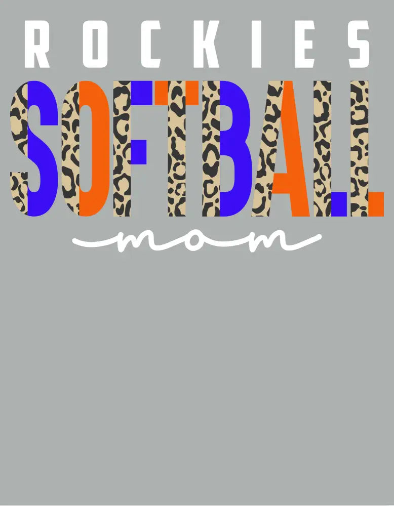Rockies Softball Mom Leopard