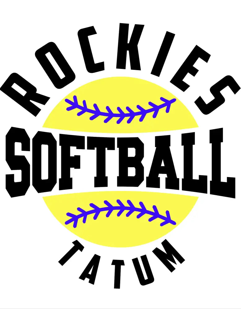 Rockies Softball Personalized