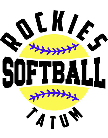 Rockies Softball Personalized