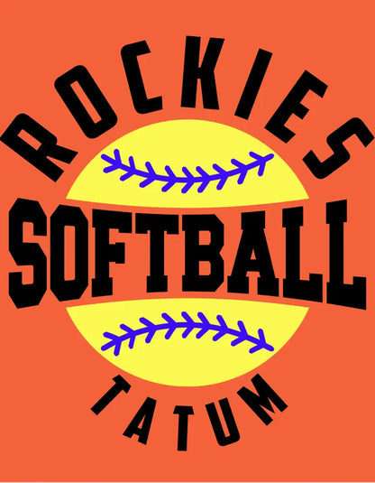 Rockies Softball Personalized