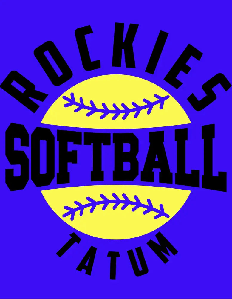 Rockies Softball Personalized