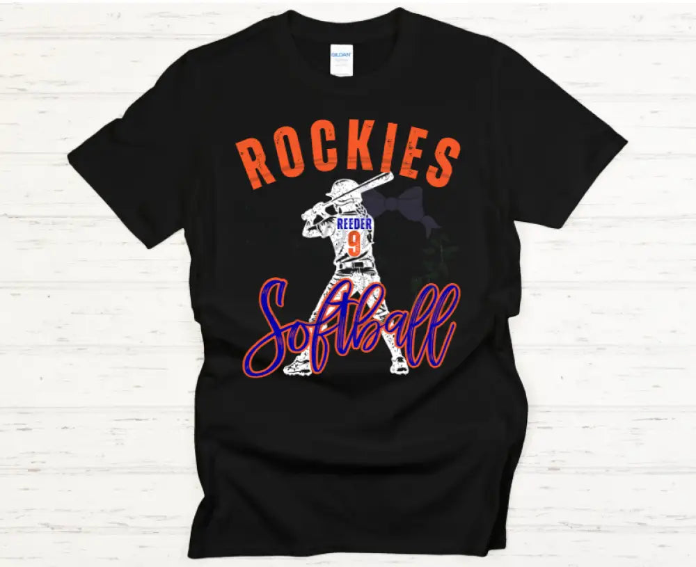 Rockies Vintage Softball Player
