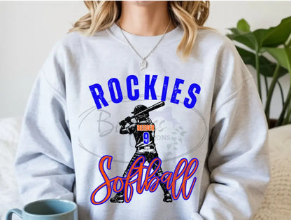 Rockies Vintage Softball Player