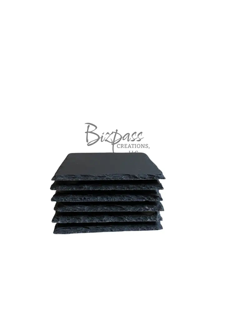 Slate Coaster Set