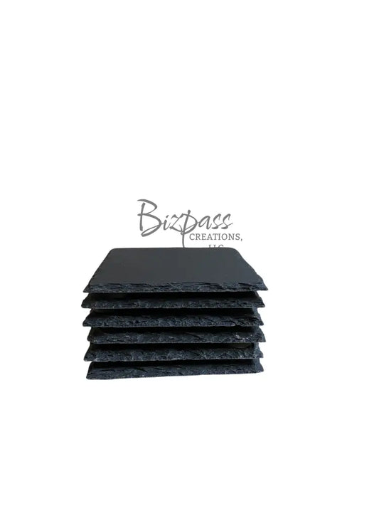 Slate Coaster Set
