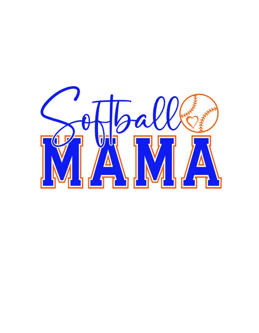 Softball Mama Blue