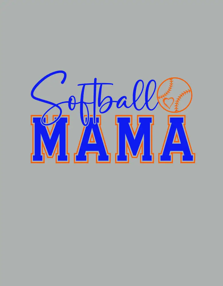 Softball Mama Blue