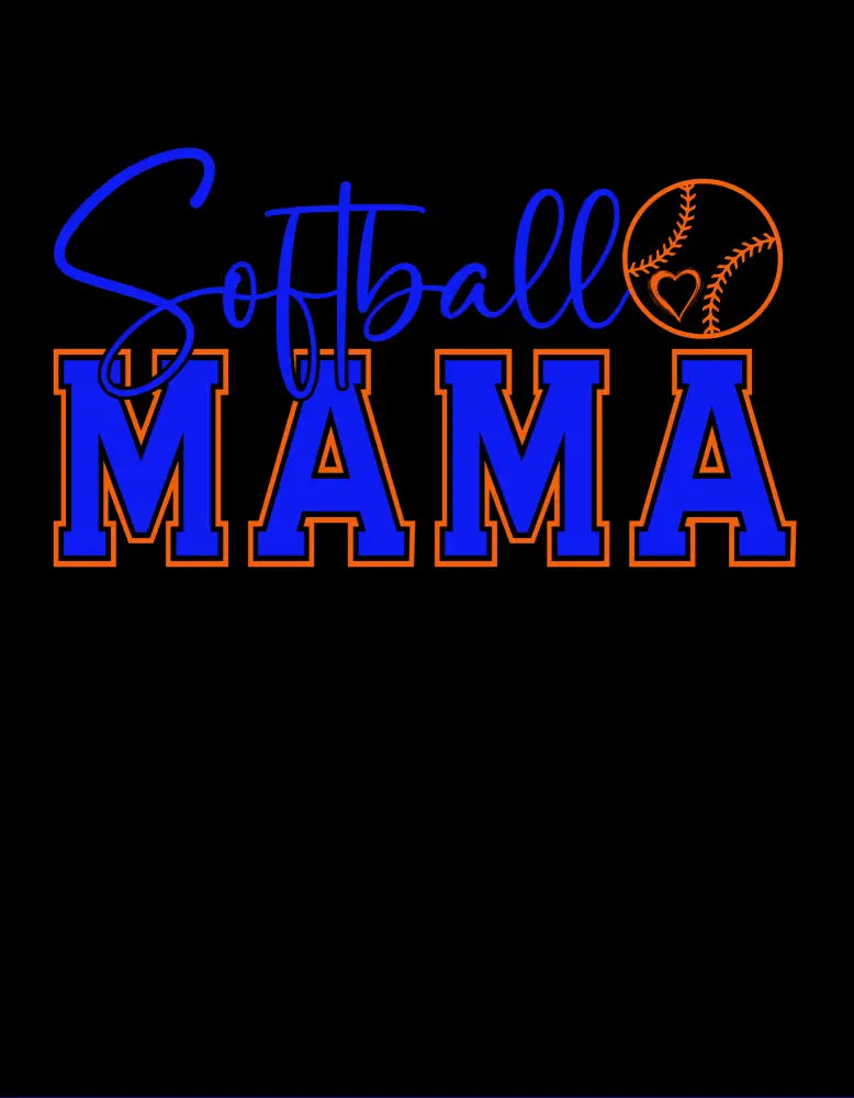 Softball Mama Blue