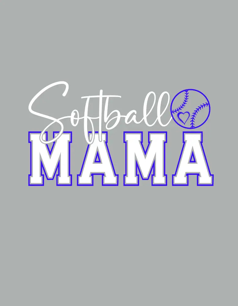 Softball Mama White