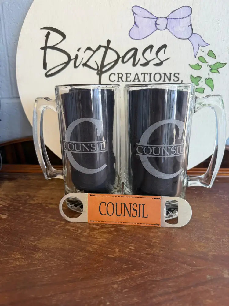 Sports Mug & Bottler Opener Set